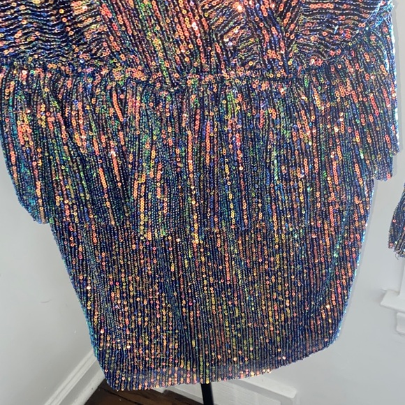 Multicolor Sequin Dress - Picture 6 of 9